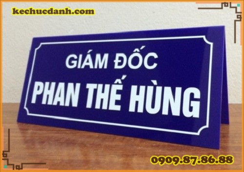 Mua biển chức danh, biển phòng ban tại Hà Nội